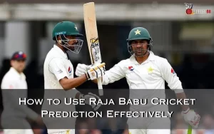 How to Use Raja Babu Cricket Prediction Effectively 6 Raja Babu Cricket Prediction